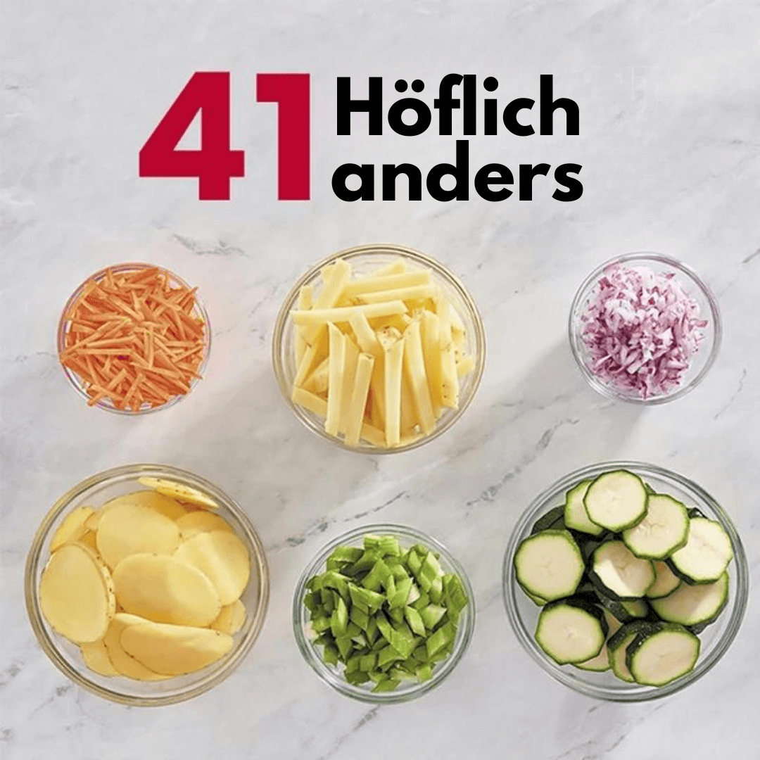 Multifunktionaler Gemüseschneider mit 3 Klingen