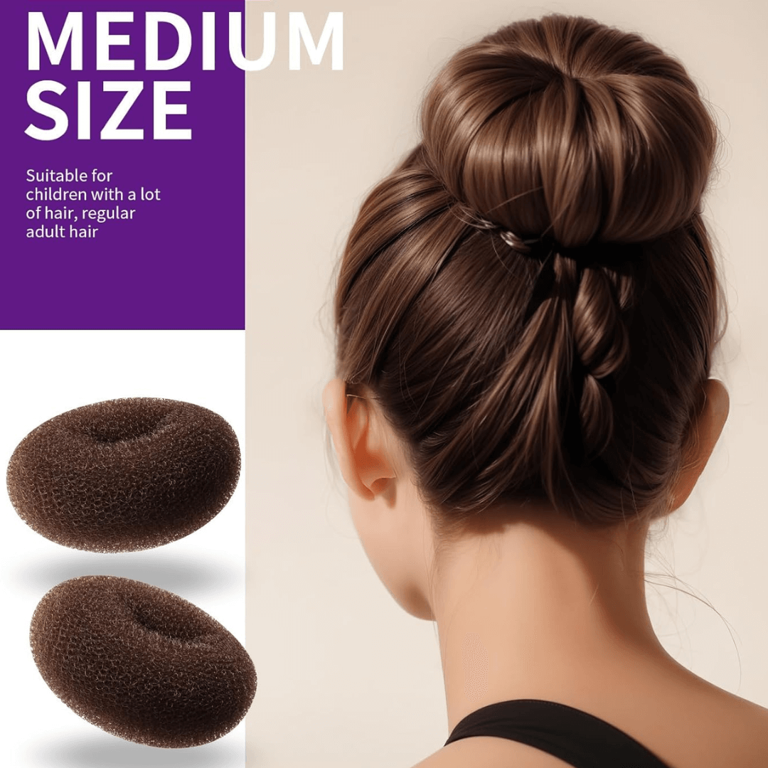 Duttkissen Set - 7 Größen für Volumen & Styling