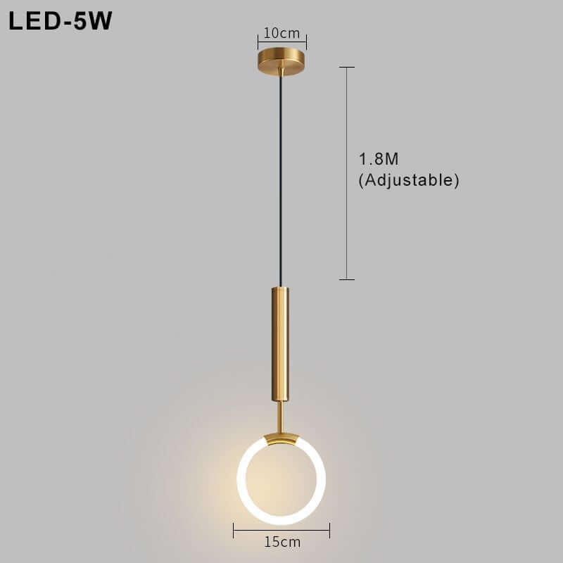 Minimalistische LED Pendelleuchte