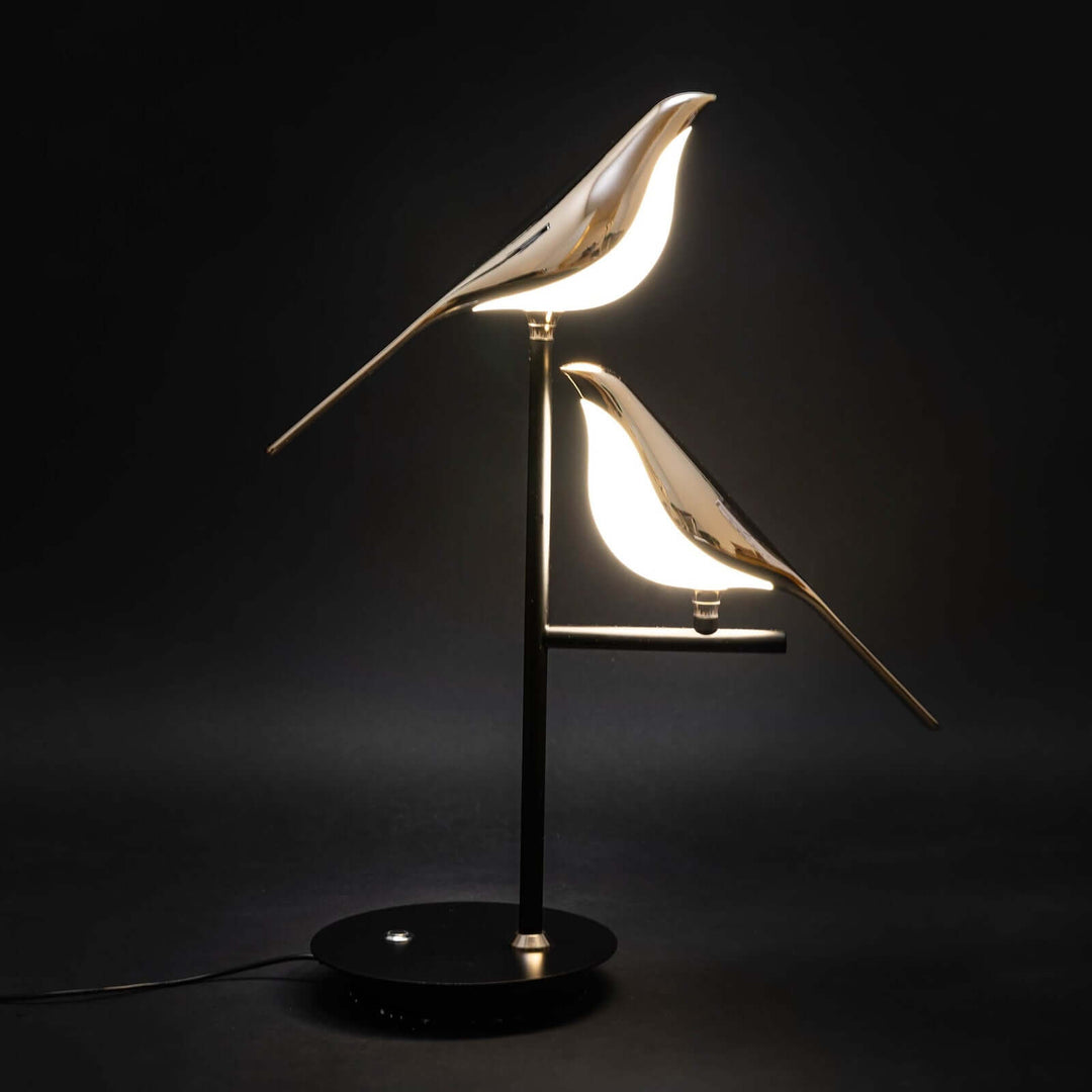 Moderne LED-Tischleuchte Vogel Design