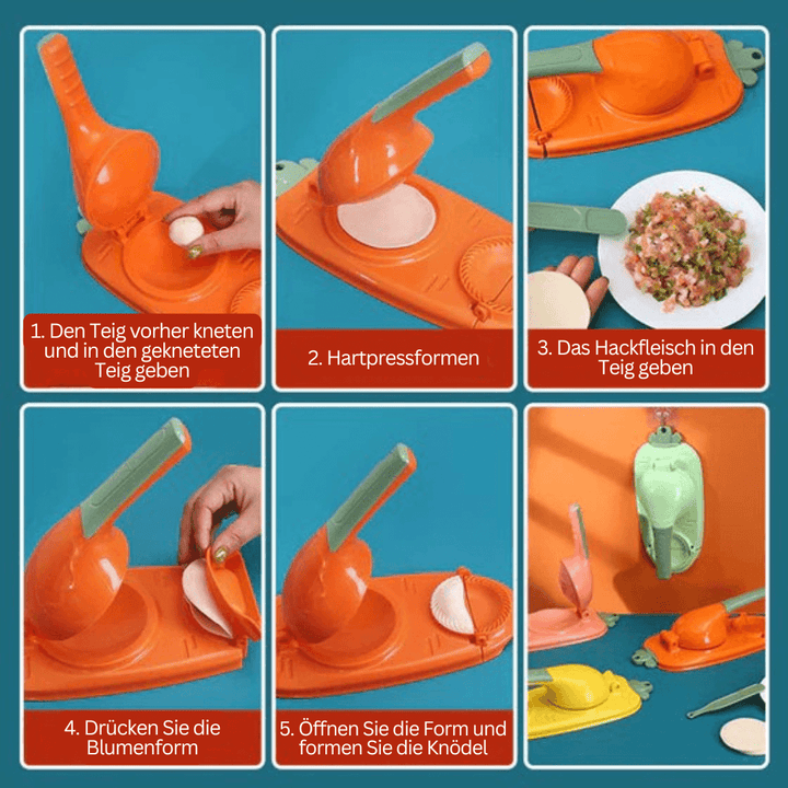 Knödelform - Teigtaschenpresse - 27,5 x 23 cm
