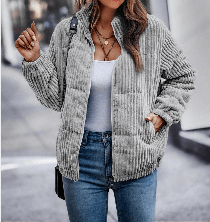 Stylische Jacke mit Wasserdichtem Gewebe