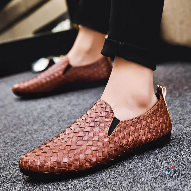 Atmungsaktive Loafer aus Leder