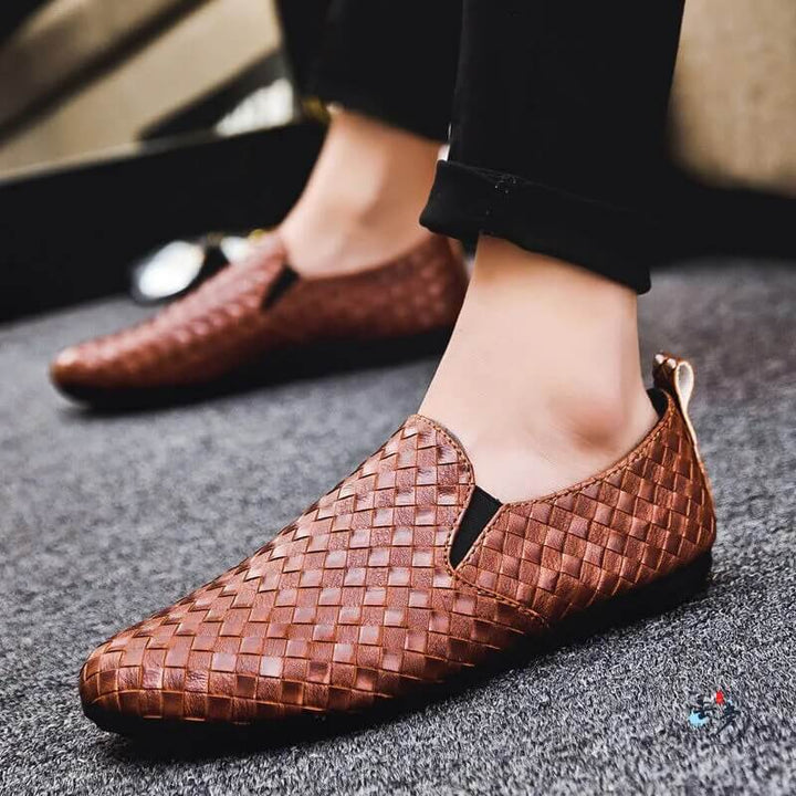 Atmungsaktive Loafer aus Leder