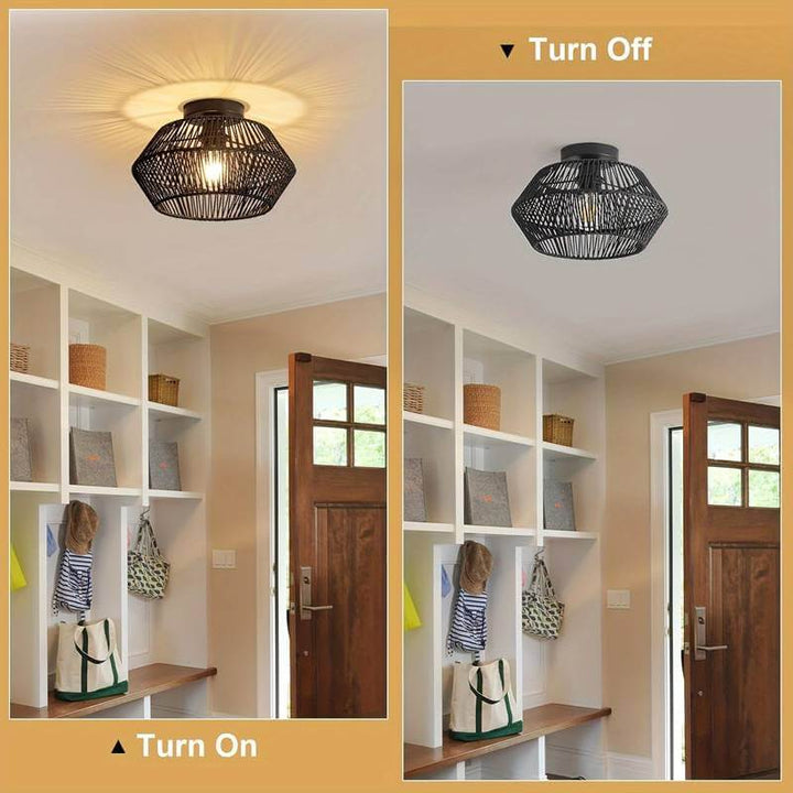 Boho Deckenleuchte Handgefertigt