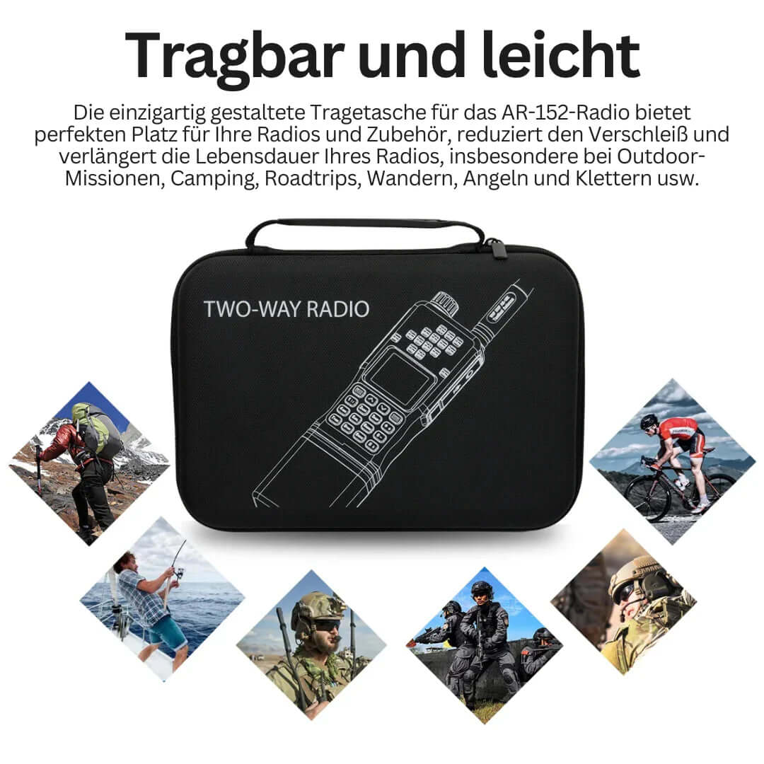 Kompaktes Dualband-Funkgerät mit LCD-Display