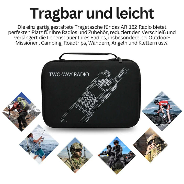 Kompaktes Dualband-Funkgerät mit LCD-Display