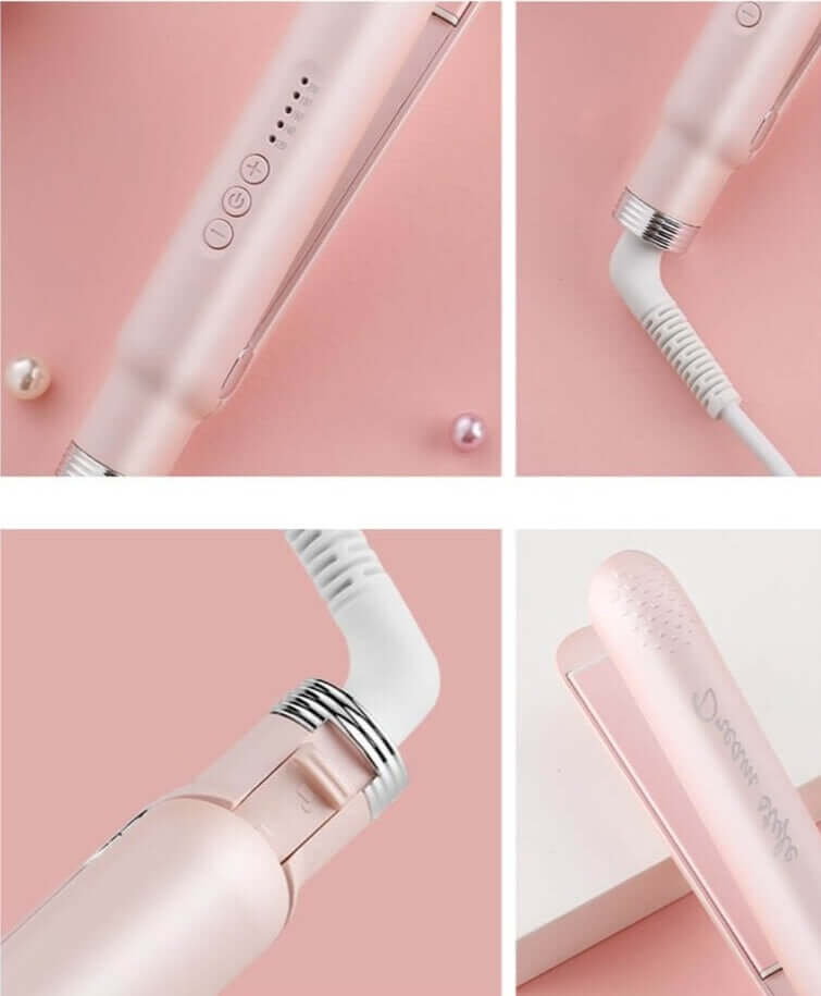 2-in-1 Lockenstab & Glätteisen für Vielseitiges Haarstyling