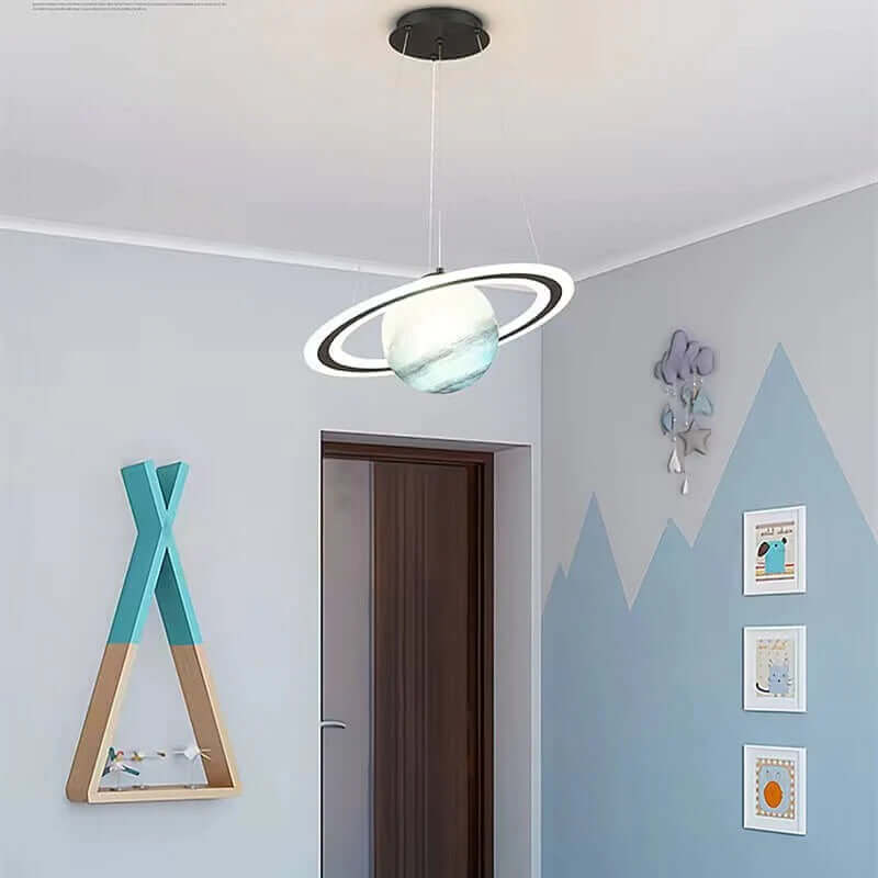 LED-Hängelampe Kinderzimmer Planeten Design