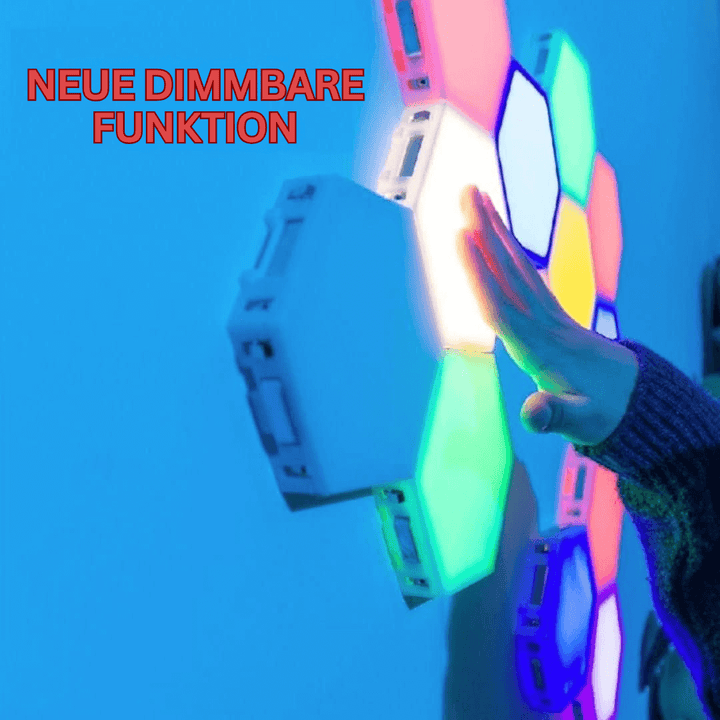 Interaktive Sechseckige LED Wandbeleuchtung