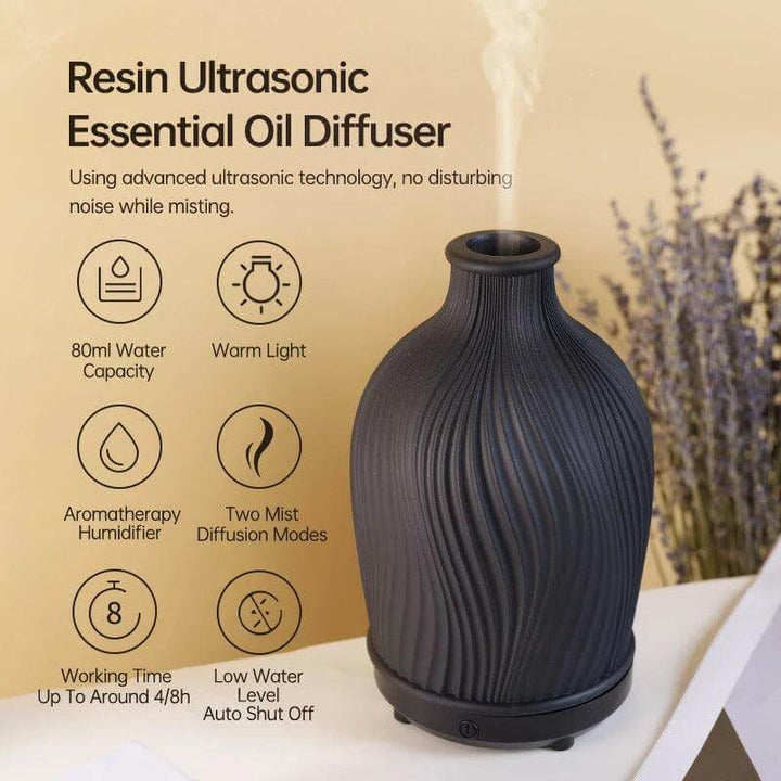 Ultraschall Aroma Diffuser, Luftbefeuchter, Boho Vase