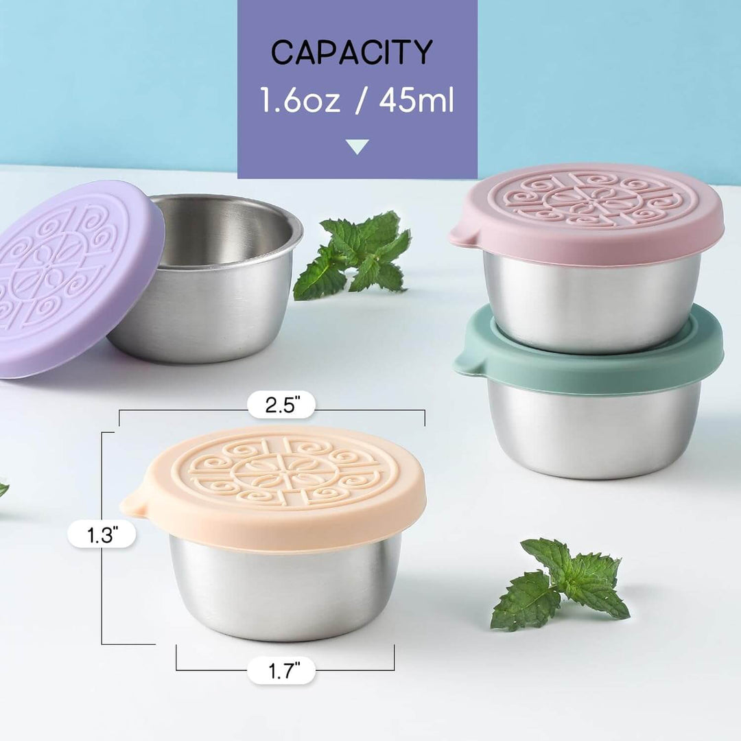 Auslaufsichere Edelstahl Saucenbecher