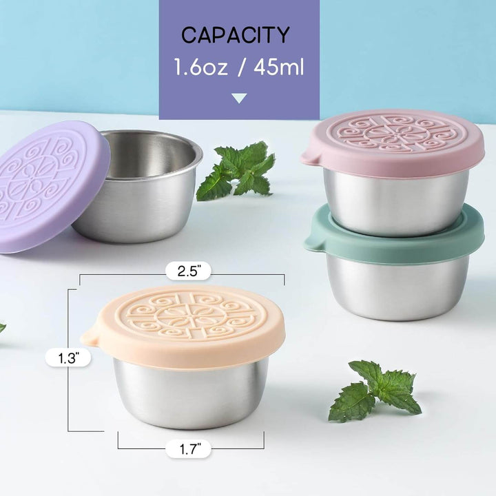 Auslaufsichere Edelstahl Saucenbecher