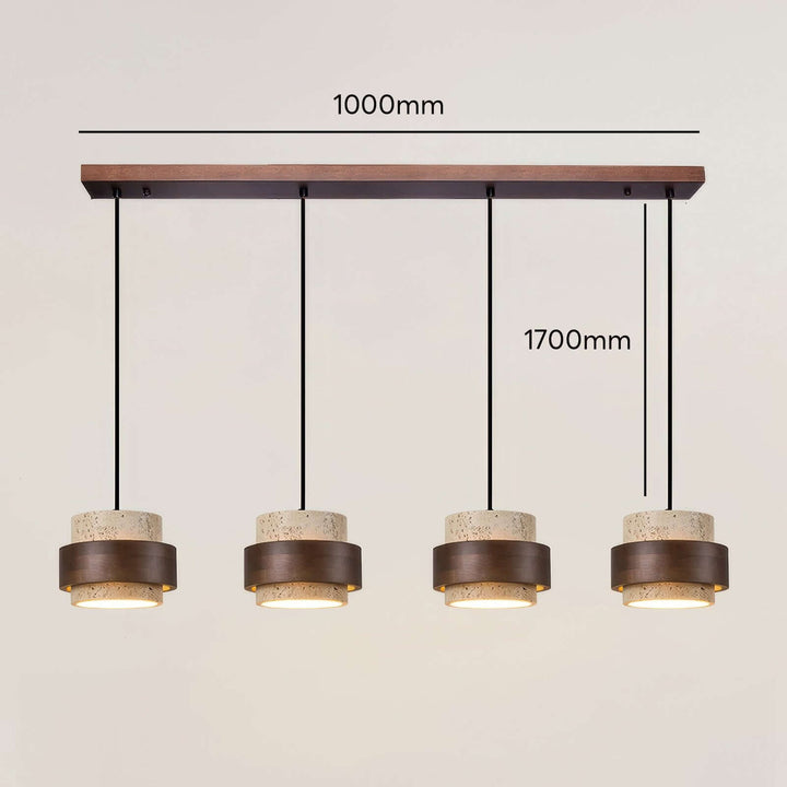 Wabi-Sabi Hängeleuchte Retro Design