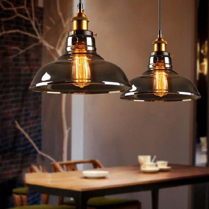 Kristallglas Hängelampe Zylinder Design