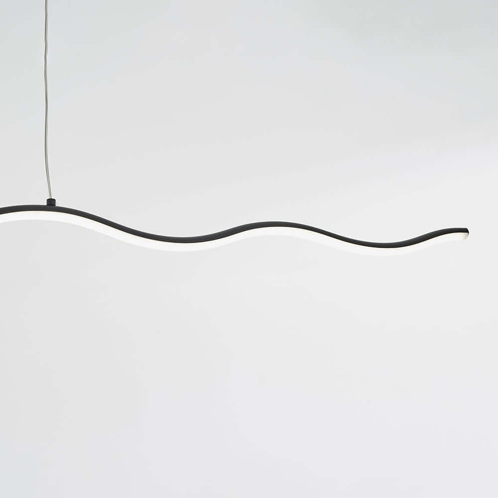 Moderne LED-Pendelleuchte Wellen-Design