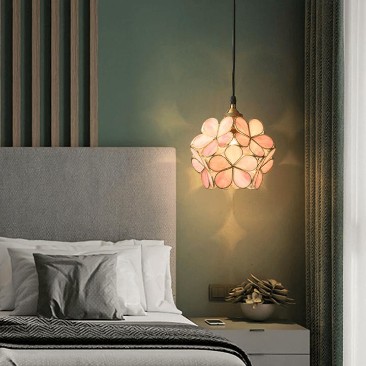 Blüten-Pendelleuchte Glas Modern Nordisch