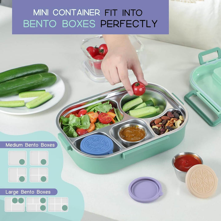 Auslaufsichere Edelstahl Saucenbecher