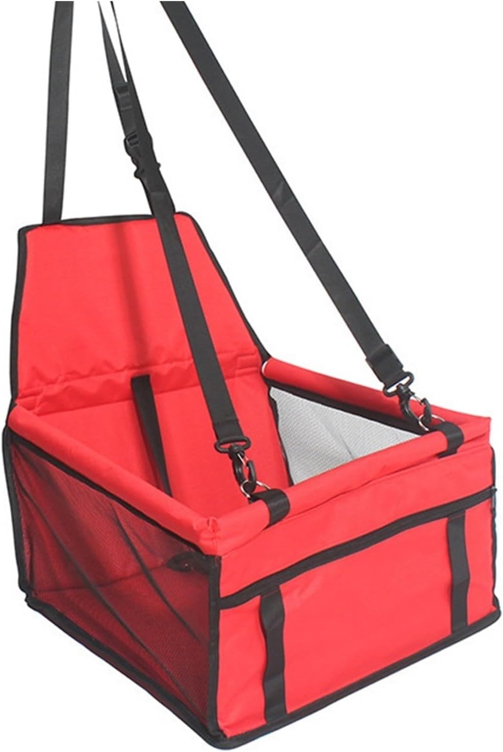 Dog Folding Car Seat - Waterproof Pet Booster with Safety Belt