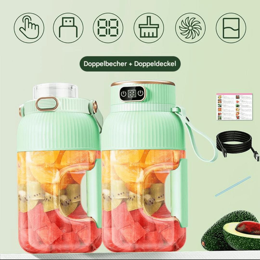 Tragbarer Multifunktionsmixer 1,2L - Smoothie Maker