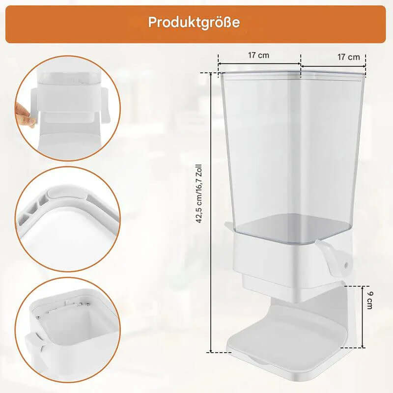 Vertikaler Vorratsspender - Platz sparend & praktisch