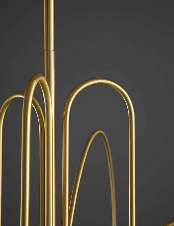 Elegante Pendelleuchte Glas & Metall