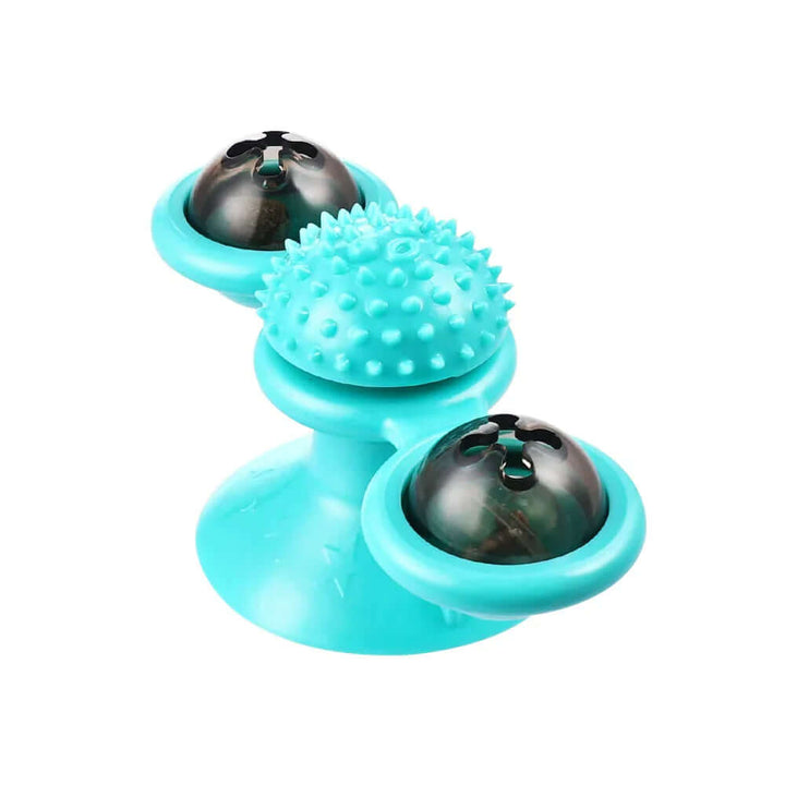 Interaktives Katzenspielzeug Windmühle mit Bällen