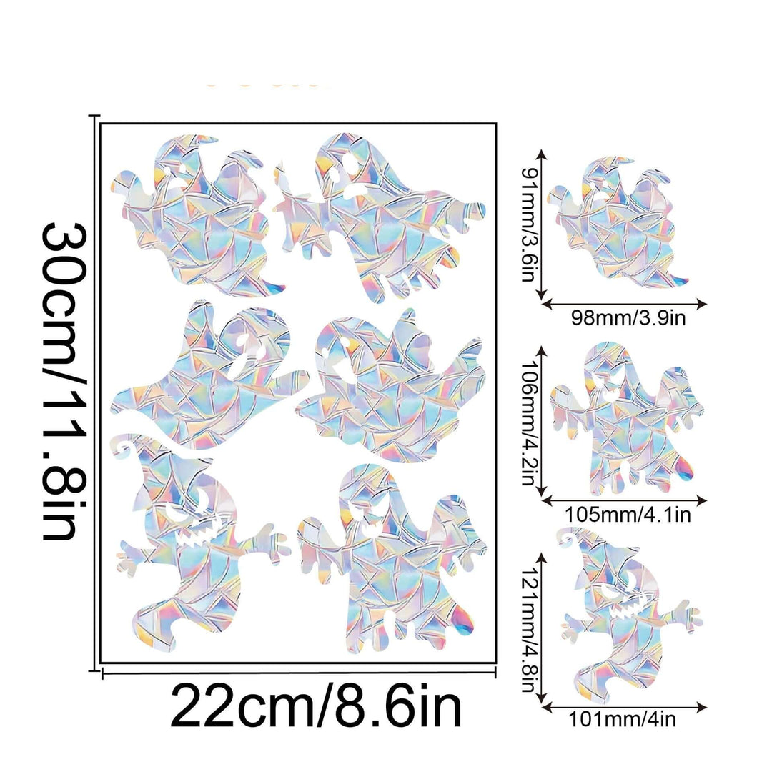 Regenbogen-Fensterdeko - Selbstklebend, Bunt, Dekorativ