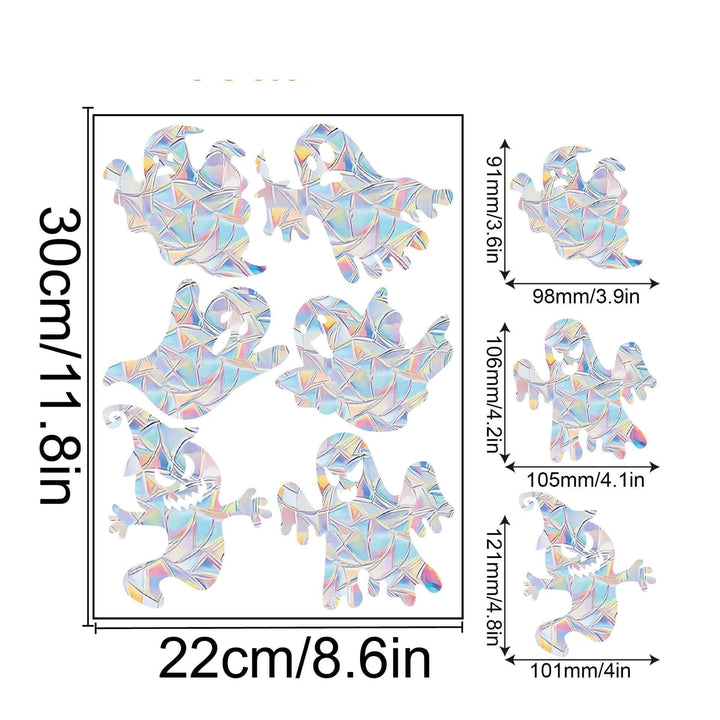 Regenbogen-Fensterdeko - Selbstklebend, Bunt, Dekorativ