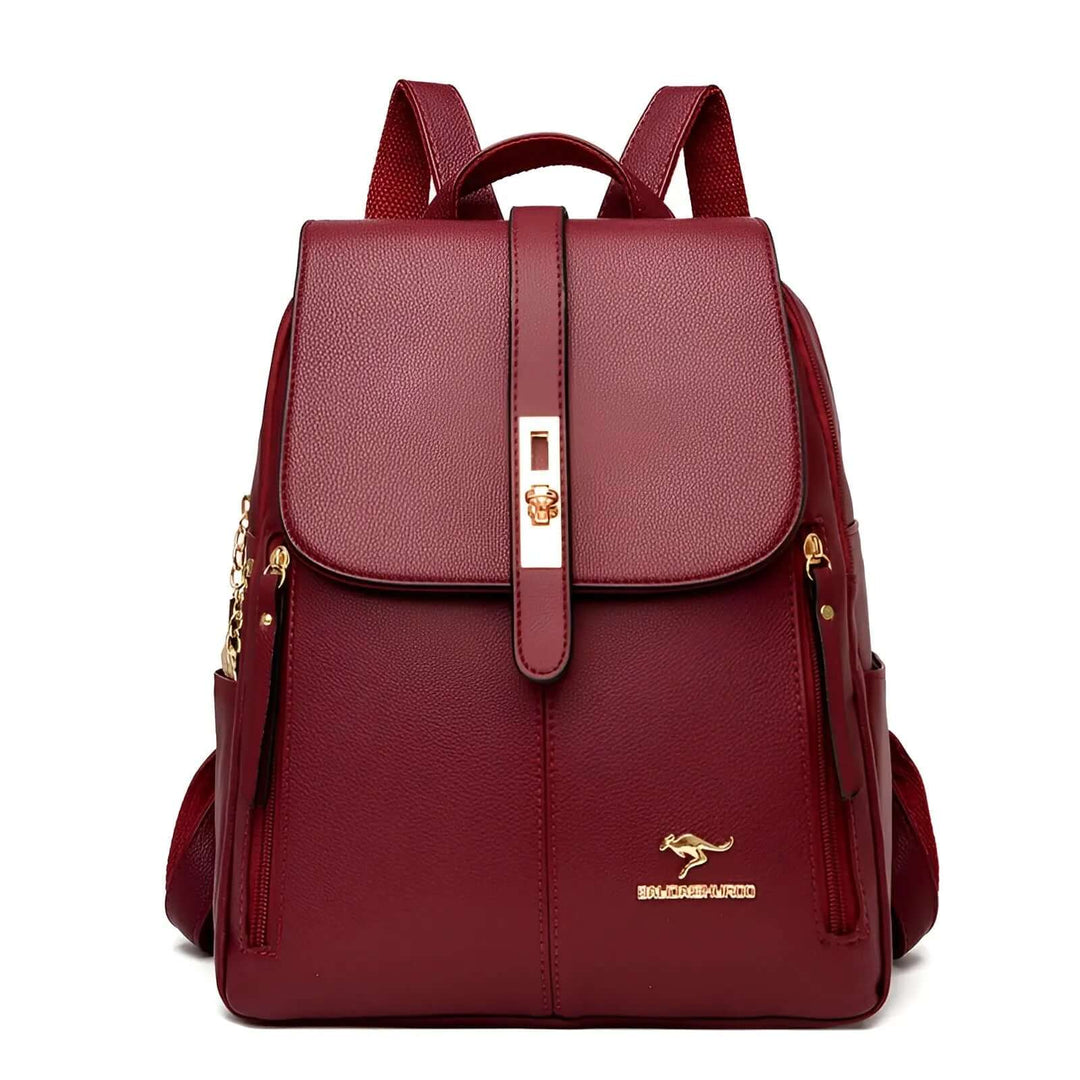 Eleganter Lederrucksack für Damen