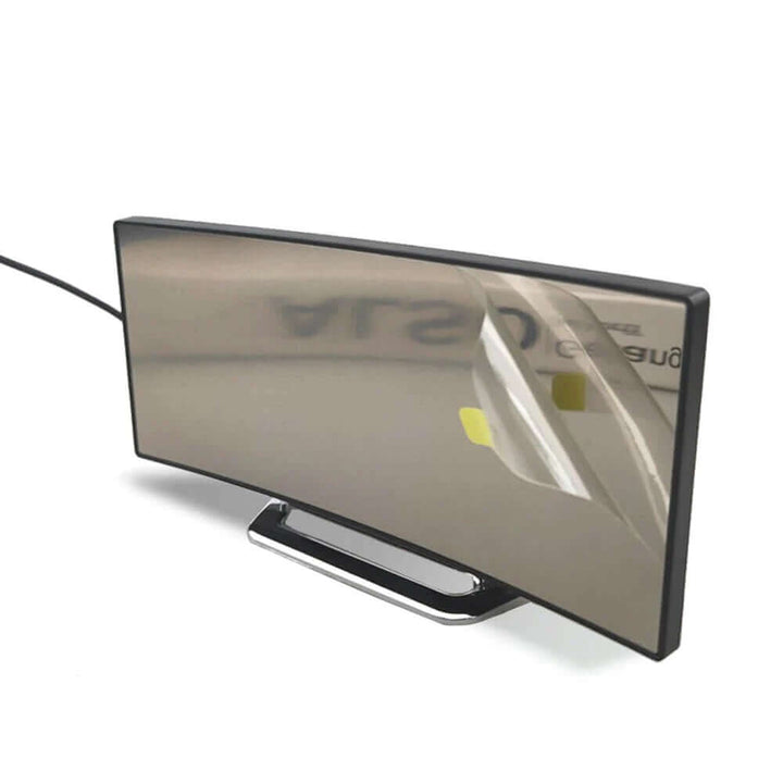 Moderner LED-Digitalwecker mit geschwungenem Design