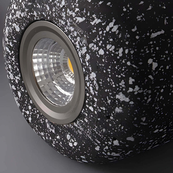 Industrielle Hängeleuchte- Zement & Glas