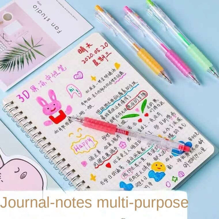 12er-Set 3D-Gelstifte für kreative Kunst