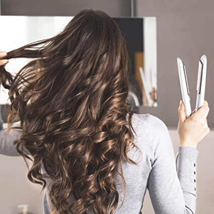 2-in-1 Lockenstab & Glätteisen für Vielseitiges Haarstyling