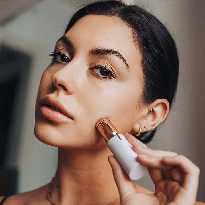 Kompaktes Gesichtshaarentfernungsgerät