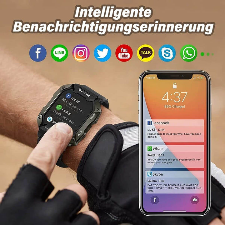 Robuste Smartwatch mit AMOLED-Display
