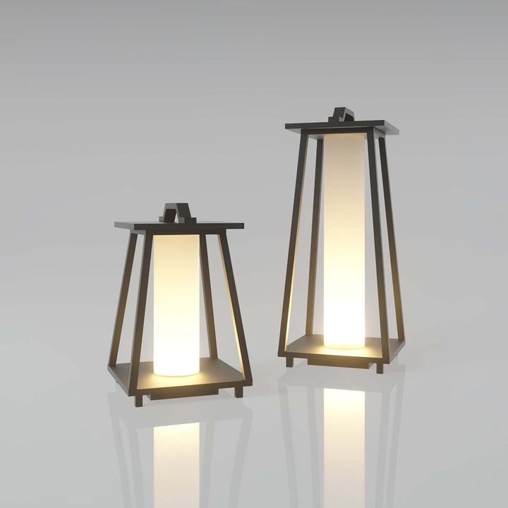 Tragbare LED Außenleuchte für Garten & Balkon