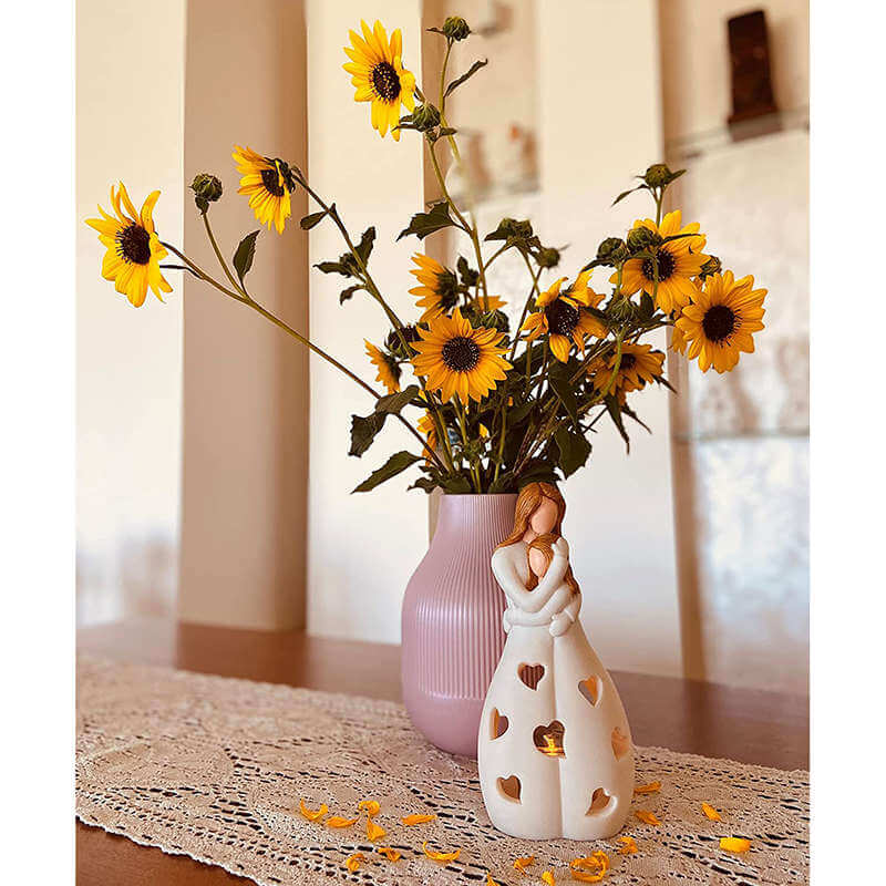 Dekorative Liebeslicht Lampe, 22cm, Beige