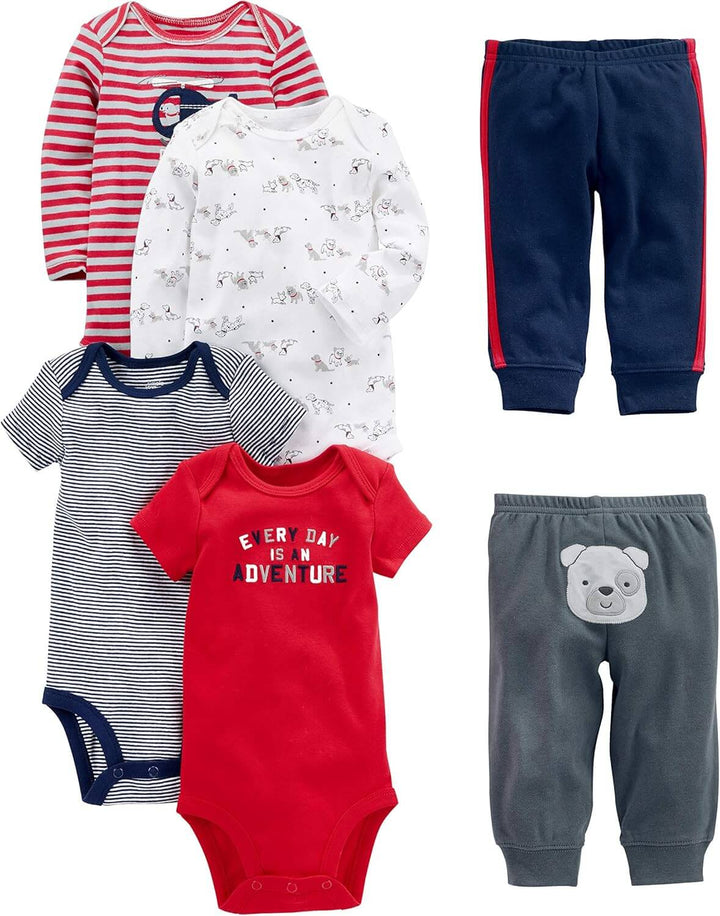 6-teiliges Unisex Baby-Kleidungsset