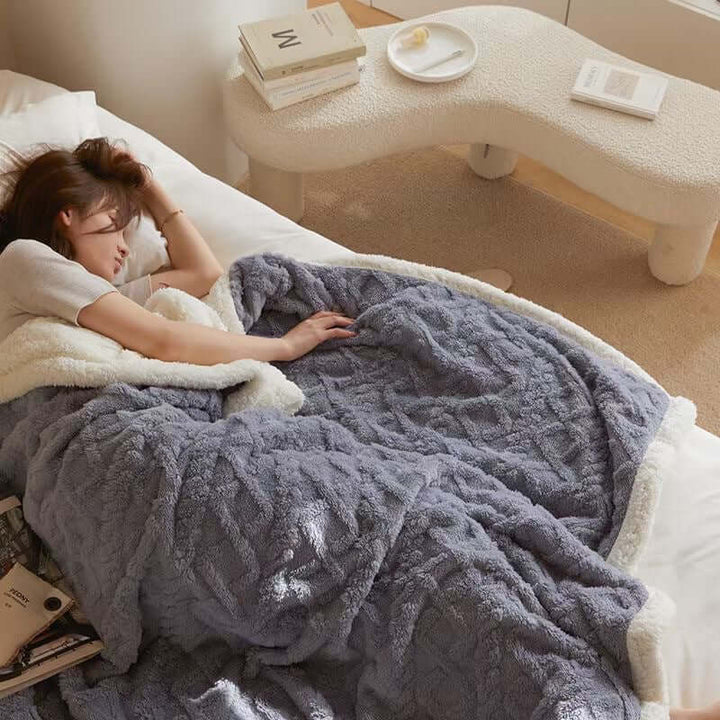 Wolle Winterdecke - Kuschelig & Warm
