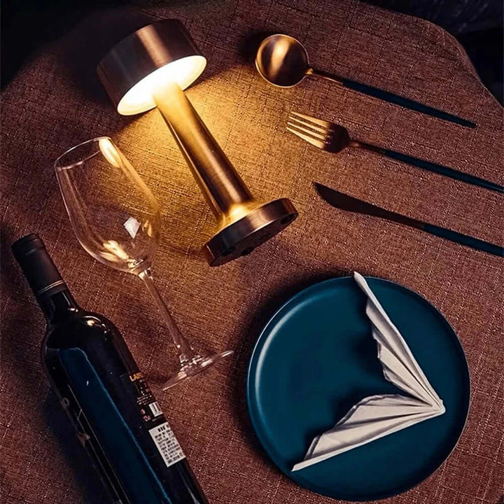 Moderne LED Tischleuchte Dimmbar - Akku & Kabellos