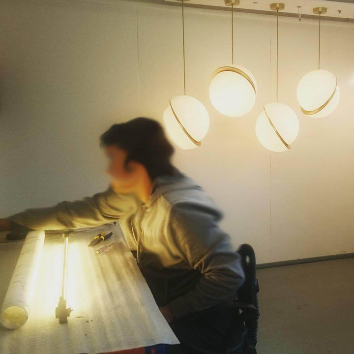 Mondförmige Pendelleuchte Modernes Design