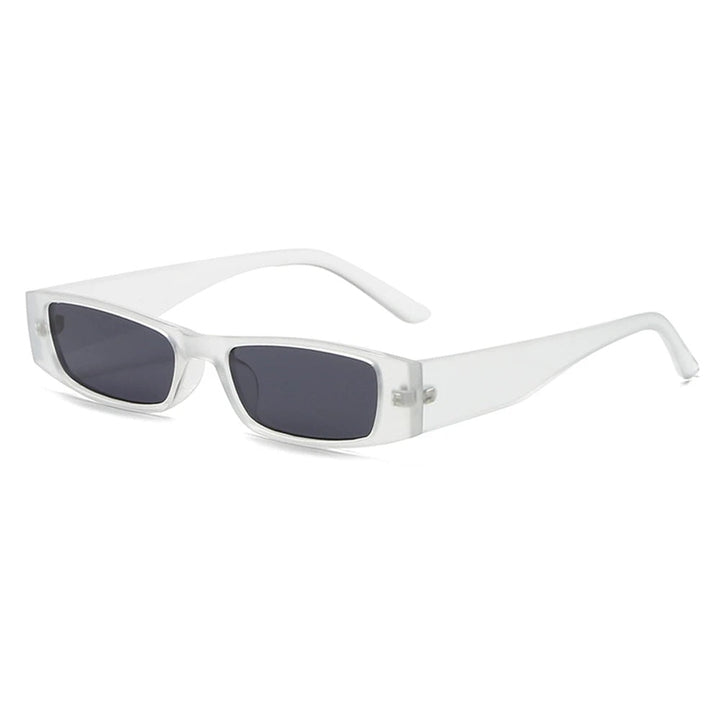 Versatile women's slim shades, a retro fashion statement for 90s style, complete with UV400.