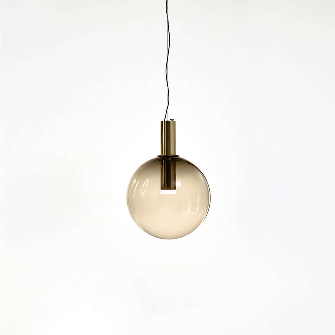 Elegante Pendelleuchte Glas & Metall