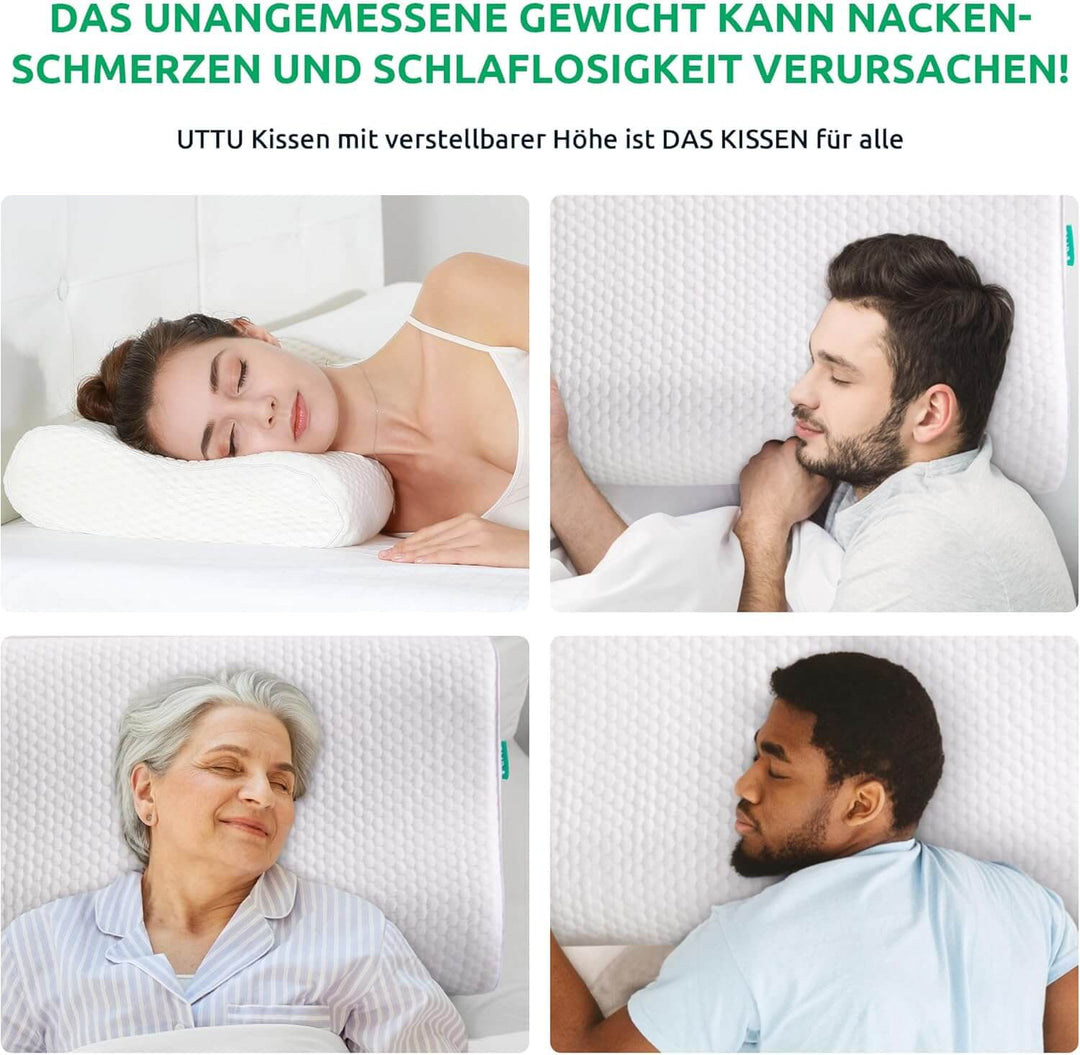 Orthopädisches Nackenkissen für gesunden Schlaf