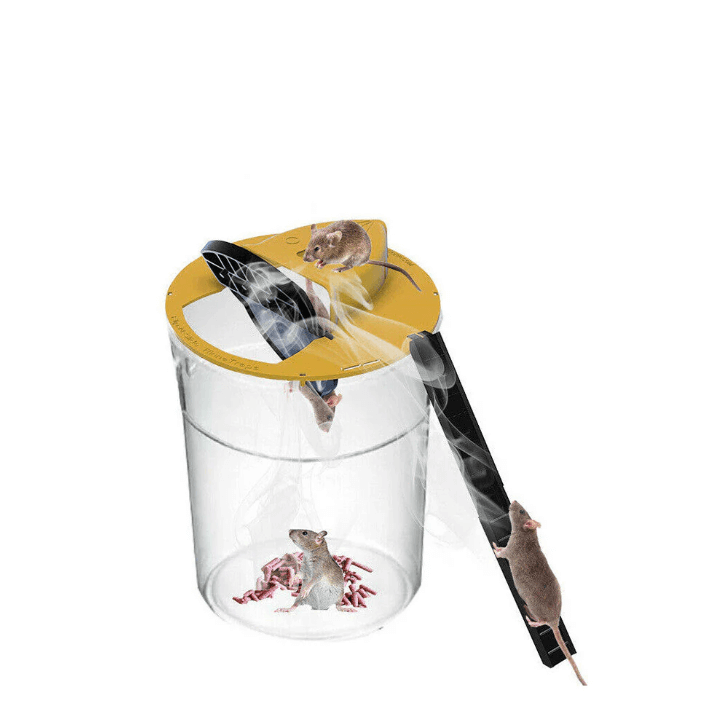 Selbstschließende Mausefalle mit automatischem Reset