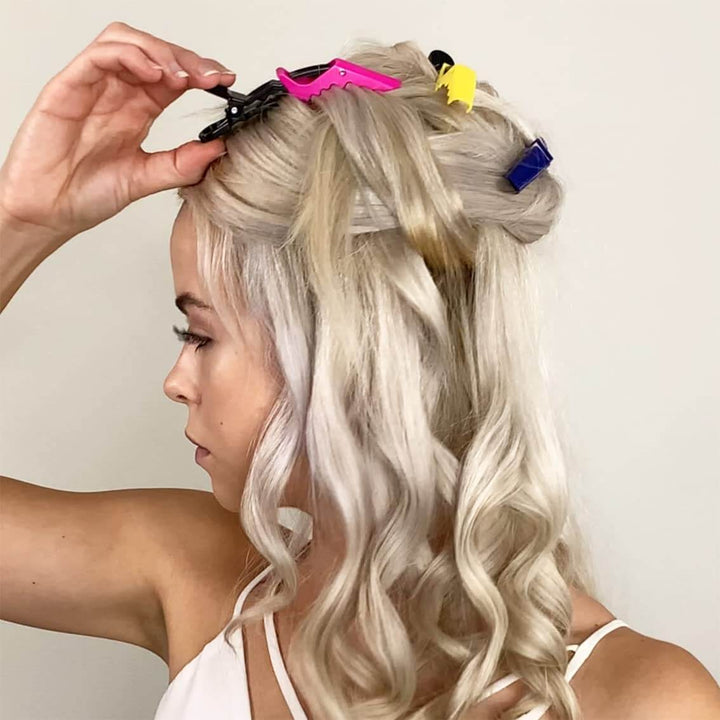 Haarstyling-Clips Set 10 Stück - Profi Friseur Haar Klammern