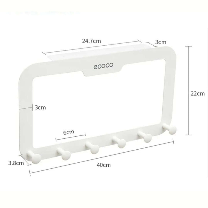 Praktischer Über-Tür-Haken - Mehr Stauraum