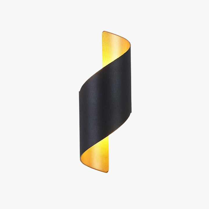 Moderne Spiral-LED-Wandleuchte