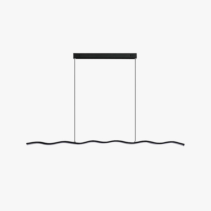 Moderne LED-Pendelleuchte Wellen-Design